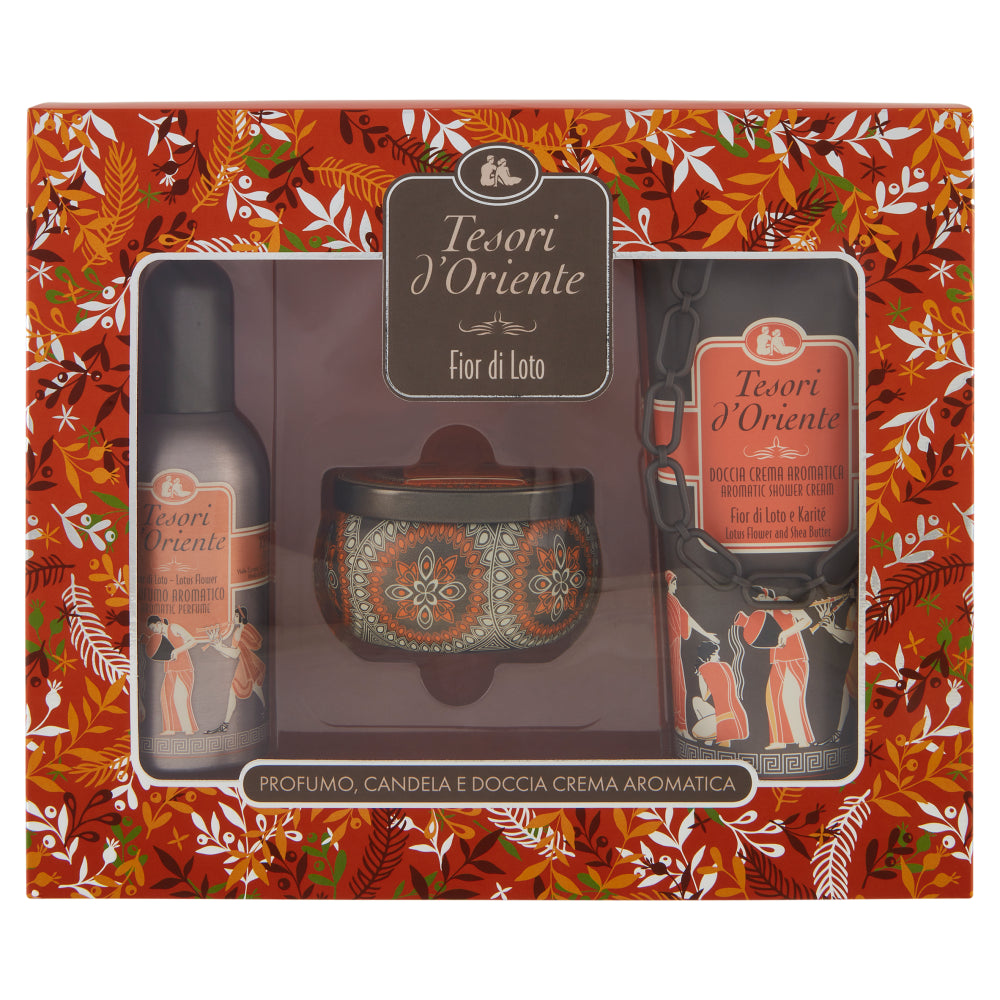TESORI D'ORIENTE Set regalo Byzantium, AYERVEDA, MUSCHIO BIANCO, FIORE DI LOTO