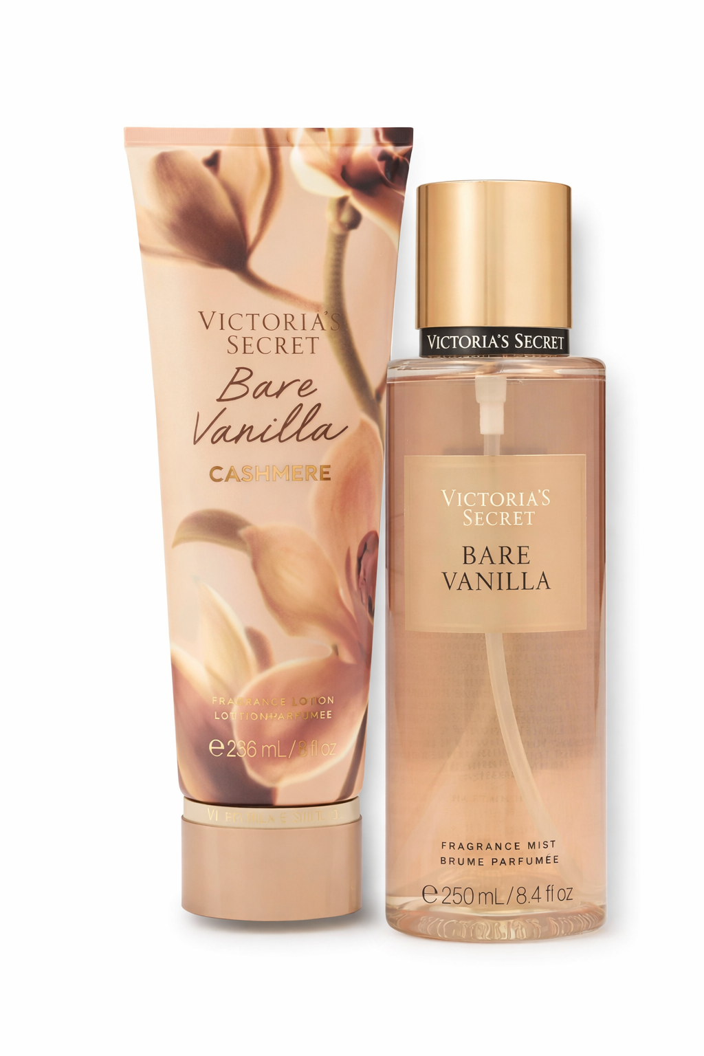 Victoria's Secret acqua  Corpo 250ml  +Crema corpo Bare Vanilla