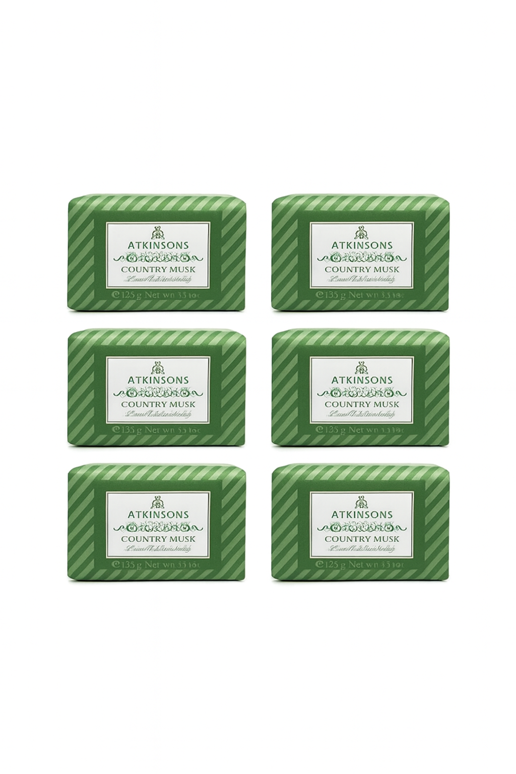 6x Atkinsons saponetta mani 125gr