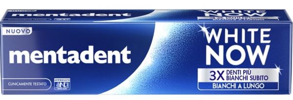 MENTADENT DENTIFRICIO WHITE NOW 3X ORIGINAL 75ML