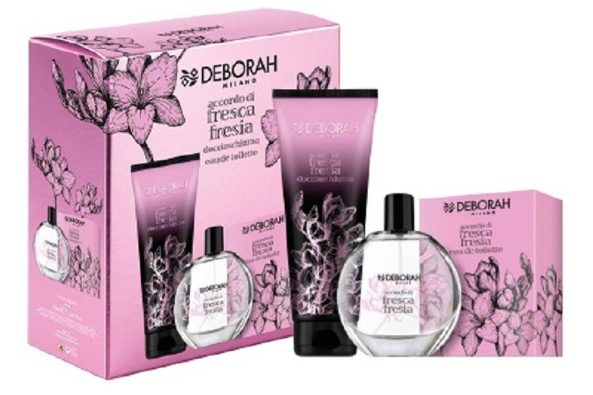 DEBORAH FRESCA FRESIA COFFRET EDT 100 ML+DOCCIASCHIUMA 250ML NEW 24
