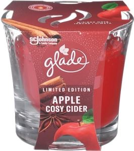 GLADE CANDELA PROFUMO WARM APPLE PIE 112 GR