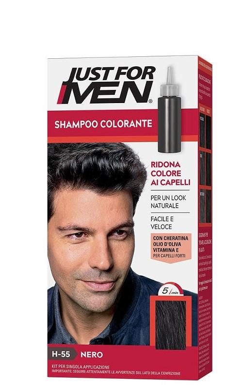 JUST FOR MEN SHAMPOO COLORANTE NERO H-55