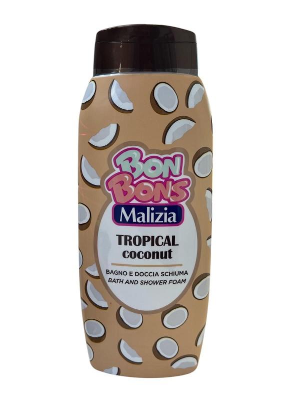 MALIZIA BON BONS TROPICAL COCONUT S/G 500ML
