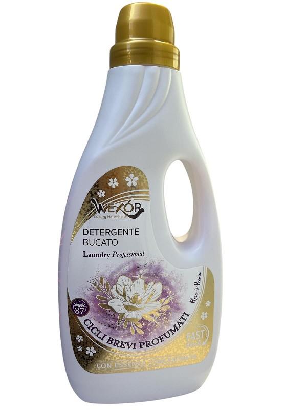 WEXOR DETERGENTE BUCATO CICLI BREVI PROFUMATI ROSA E PEONIA 1500 ML