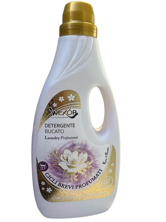 WEXOR DETERGENTE BUCATO CICLI BREVI PROFUMATI ROSA E PEONIA 1500 ML
