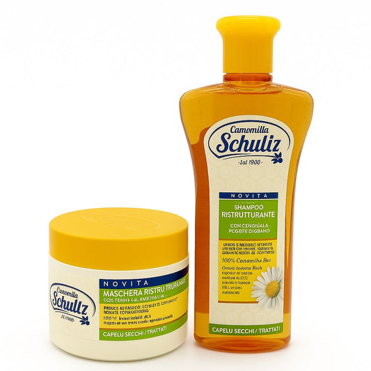 schultz linea trattamento cappelli, Shampoo e Maschera Ristrutturante Capelli secchi/trattati