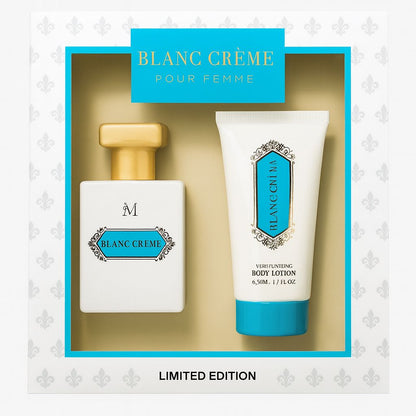 Cofanetto Profumo Donna Latte Bianco con Eau de Parfum + Crema Corpo Idratante – Fragranza Avvolgente Dolce e Cremosa – Idea Regalo Elegante – Routine Profumata e Nutriente