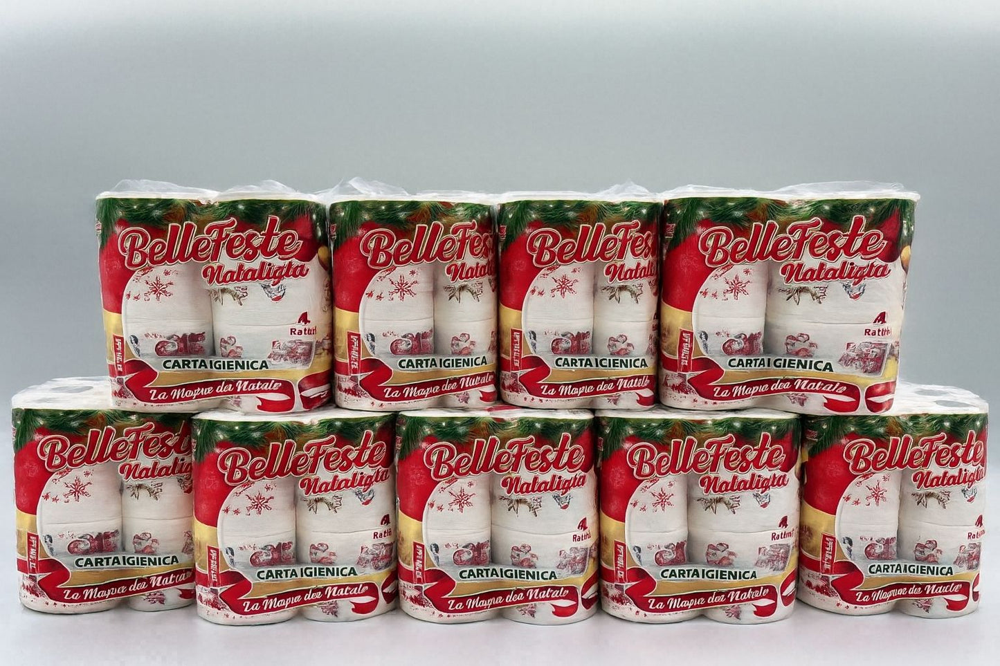 Carta igienica natalizia, Morbida e Resistente, Decorativa