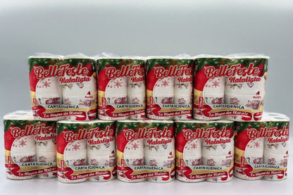 Carta igienica natalizia, Morbida e Resistente, Decorativa