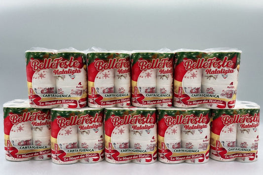 Carta igienica natalizia, Morbida e Resistente, Decorativa