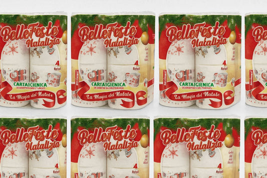 Carta igienica natalizia, Morbida e Resistente, Decorativa