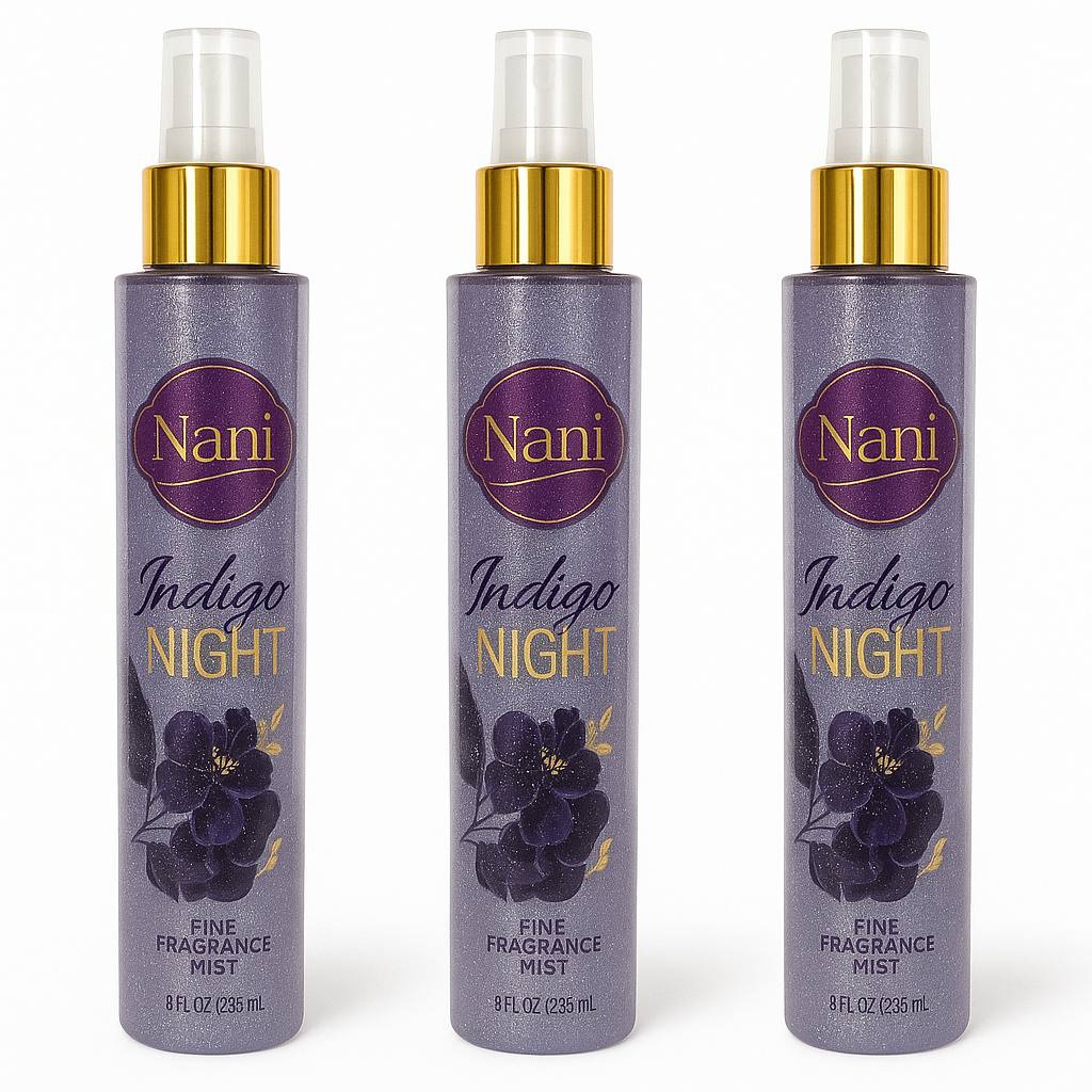 Nani acque profumate per il corpo con effetto glitterato