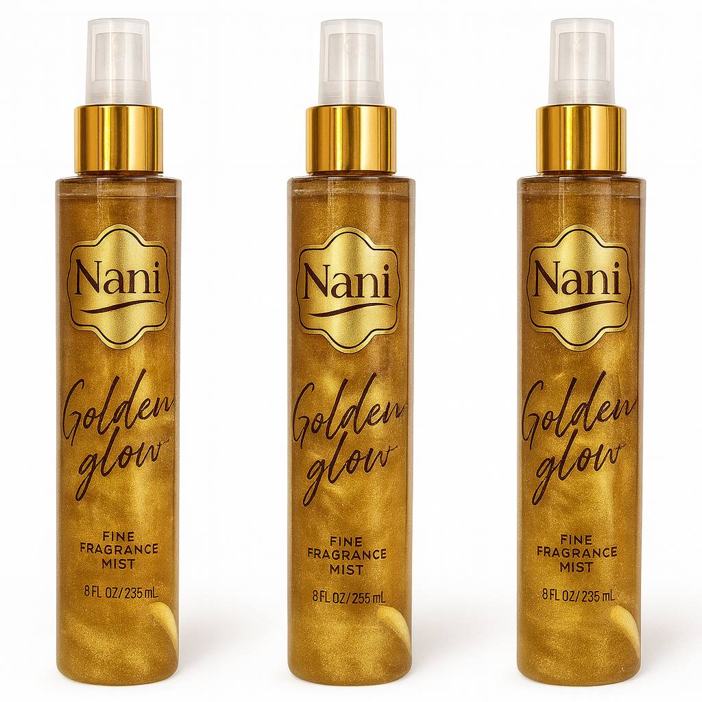 Nani acque profumate per il corpo con effetto glitterato