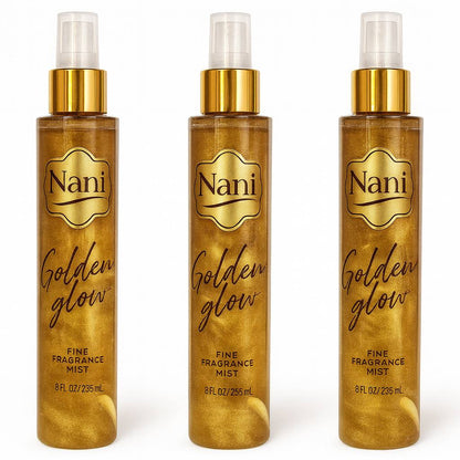 Nani acque profumate per il corpo con effetto glitterato