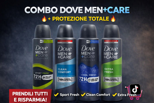 Set 4 Deodoranti Dove Men+Care, 150ml