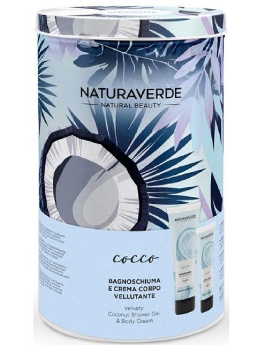 NATURAVERDE COFFRET SENSORIALE COCCO S/G 200 ML + C/C 100 ML