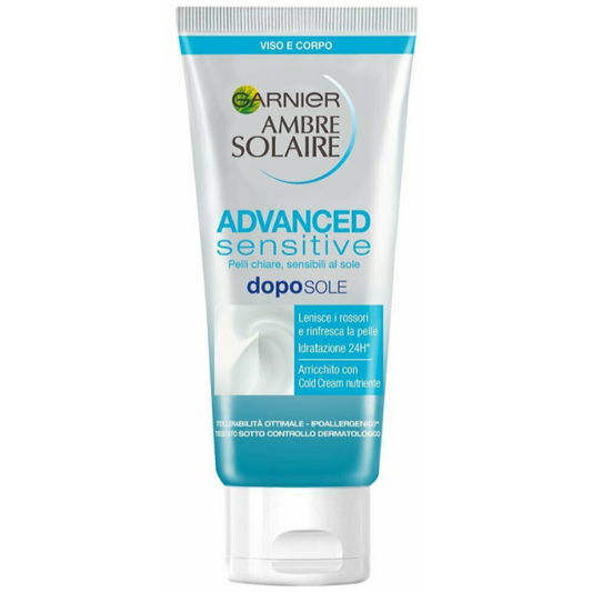 crema Garnier ambre salarie Advanced sensitive pelli chiari sensibilli al sensibili al sole  200ml