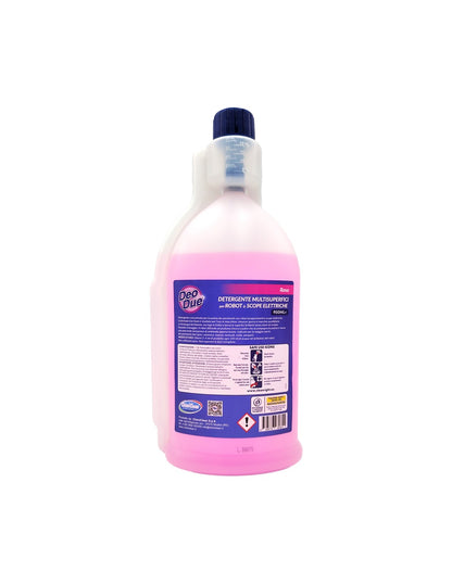 Deo Due Detergente Multisuperficie per Robot e Scope Elettriche Fragranza Rosa 900 ml