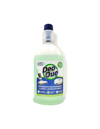 Deo Due Detergente Multisuperficie per Robot e Scope Elettriche Fragranza Verde 900 ml