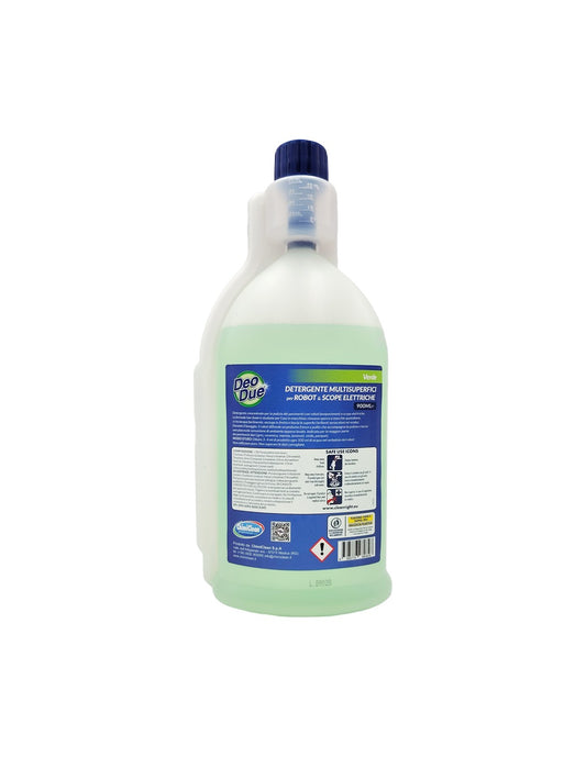 Deo Due Detergente Multisuperficie per Robot e Scope Elettriche Fragranza Verde 900 ml