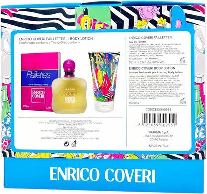 Enrico Coveri Confezione Regalo Donna Paillettes