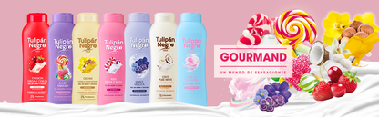 Tulipan nero, gel da bagno algodon e cotone, morbido idrato, 650 ml