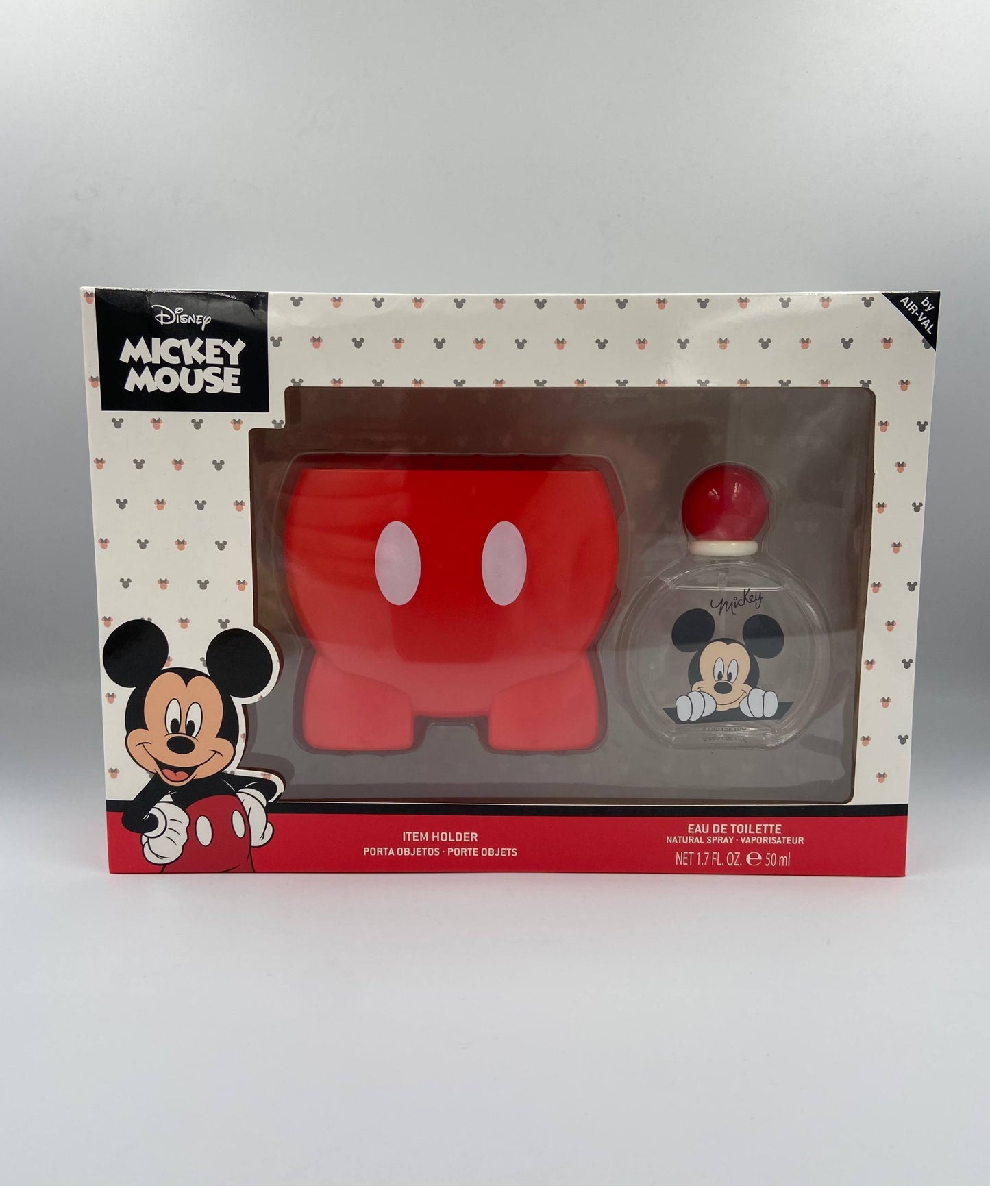 Disney Mickey Mouse, Profumo Topolino 50ml + PortaOggetti in regalo, Idea Regalo