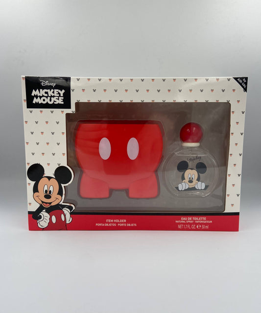 Disney Mickey Mouse, Profumo Topolino 50ml + PortaOggetti in regalo, Idea Regalo