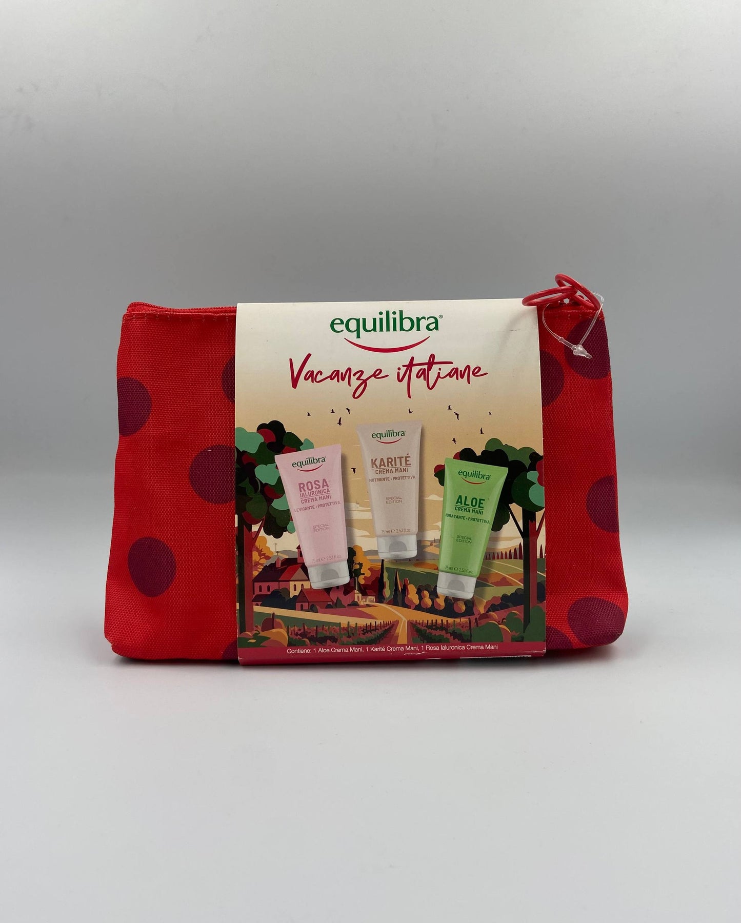 Equilibra Vacanze Italiane, x3 Crema Mani, Confezione Regalo