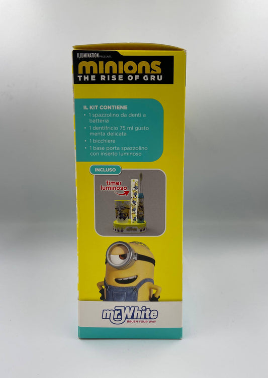 Kit Igiene Dentale, Spazzolino elettrico + Bicchiere + Base illuminata + Dentifricio, Idea Regalo