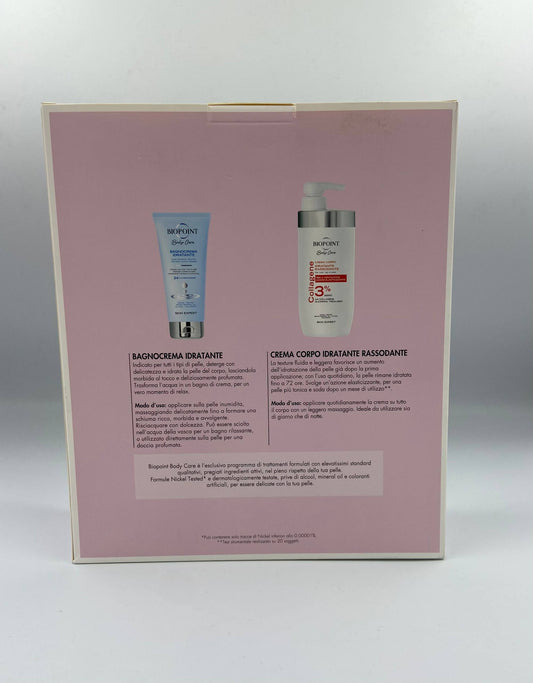 BioPoint Hydra Touch, Cofanetto con BagnoCrema + Crema Corpo idratanti, Idea Regalo