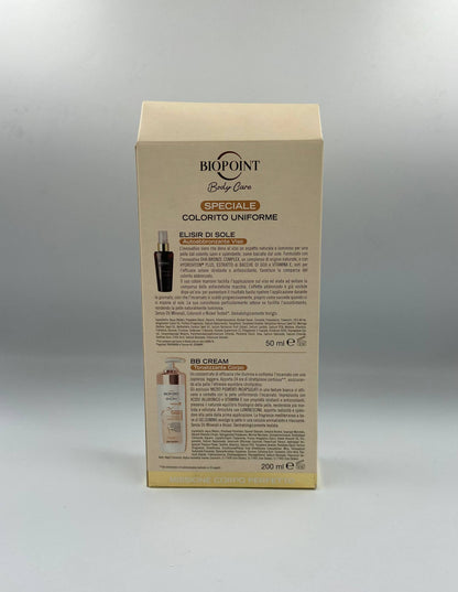 BioPoint Body Care, Kit AutoAbbronzante Viso + Crema Corpo, Idea Regalo