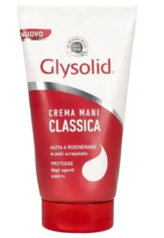 Glysolid Crema Mani Classica 100 ml – Nutriente e Protettiva, 6 Pezzi