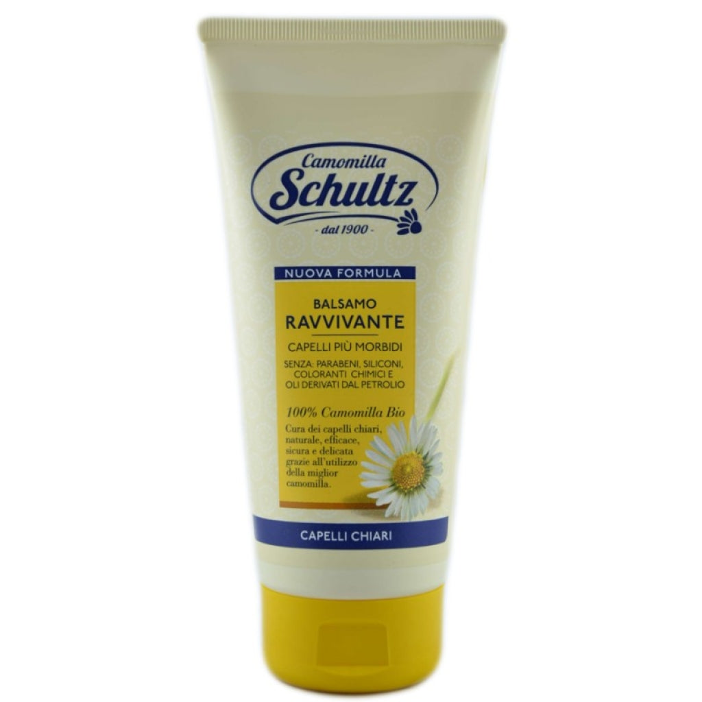 Schultz - linea trattamento cappelli,Shampoo, Balsamo, Lozioni Ultra delicato, 100% Camomilla Bio