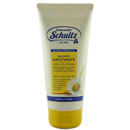 Schultz - linea trattamento cappelli,Shampoo, Balsamo, Lozioni Ultra delicato, 100% Camomilla Bio