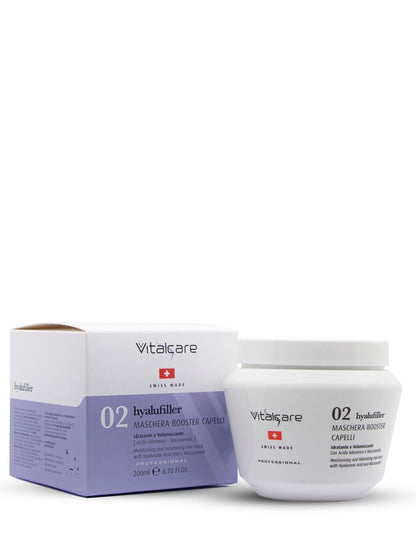 Vitalcare Maschera nutriente e idratante per dare volume ai capelli, 200 ml