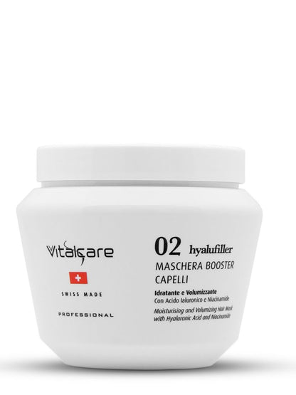 Vitalcare Maschera nutriente e idratante per dare volume ai capelli, 200 ml